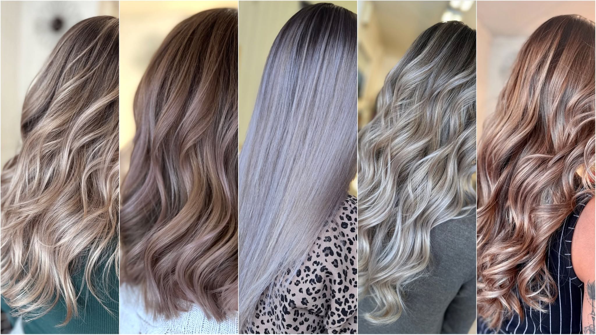 Réalisations couleur du salon Vanity Hair Styling